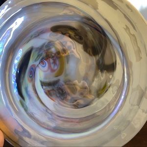 Beautiful Art Glass and Ceramic 12" Plate